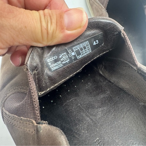 Ecco Soft 7 Slip On Loafer Mens Size 43 US 9/9.5 Brown Leather Comfort - Picture 9 of 10